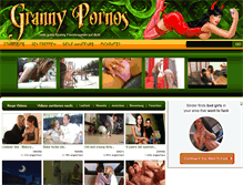 Tablet Screenshot of grannypornos.net
